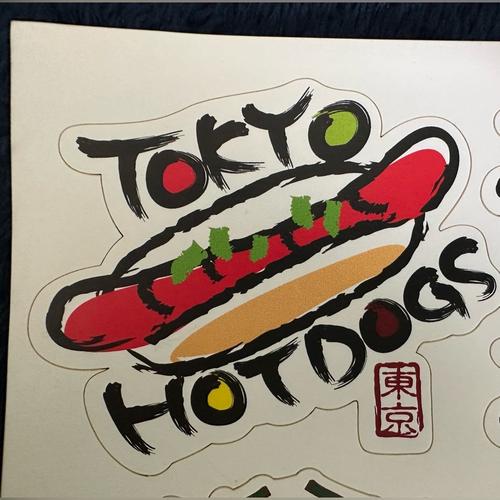 TOKYO HOTDOGS stickers